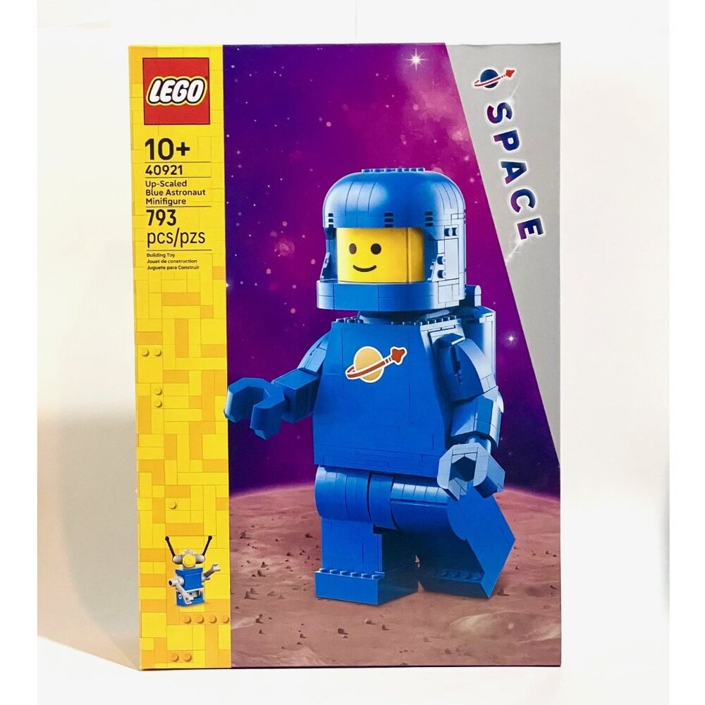 LEGO 40921 Up-Scaled Blue Astronaut Minifigure Brand New NIB in Hand